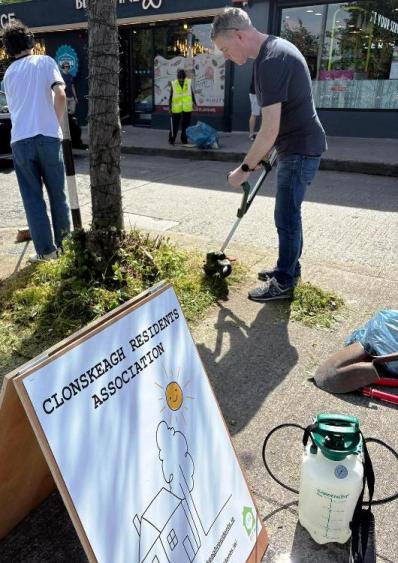 Spring Clean up at Clonskeagh Village