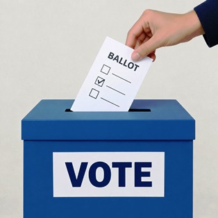 Casting a ballot